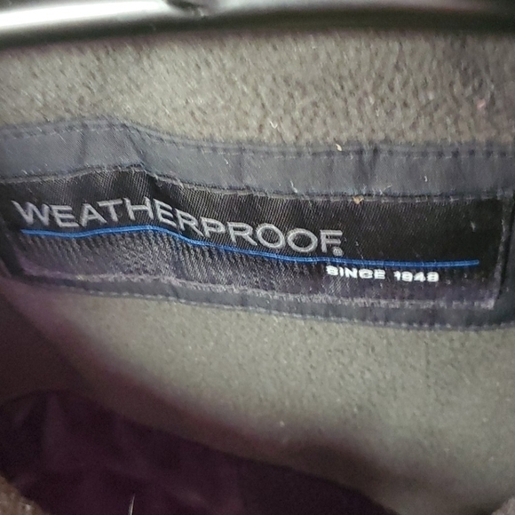 Weatherproof Double Lined Zip Fleece Pockets Collared Adjust Sleeves Sz M Jacket - Picture 6 of 14